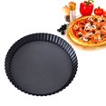thumbnail image 1 of 8 Inch  Baking Mould Pizza Cake Shallow Non Stick Pan Active Aluminum Alloy Pie Dish Tray, 1 of 6