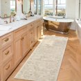 thumbnail image 2 of HOMERRY 2' x 6' Runner for Hallway Boho Vintage Rug Non Slip Throw Rugs Floral Bedroom Rug, Camel, 2 of 5