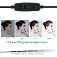 thumbnail image 4 of Graflsoa 360° Rotatable USB-Powered LED Ring Light with Adjustable Tripod, 10-Level Dimming & Color Temp for Selfies, Makeup, and Video Lighting, 4 of 6