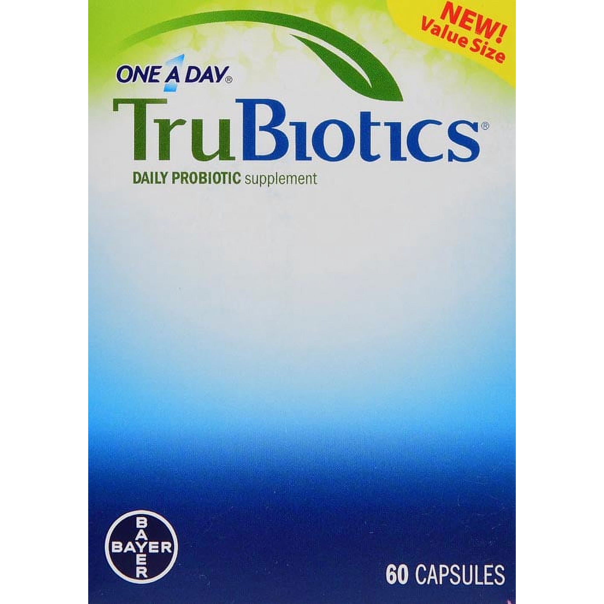 One a Day TRUBIOTICS, Daily Probiotic Supplement for Digestive and Immune Health*, Men and Women, 60-Capsule