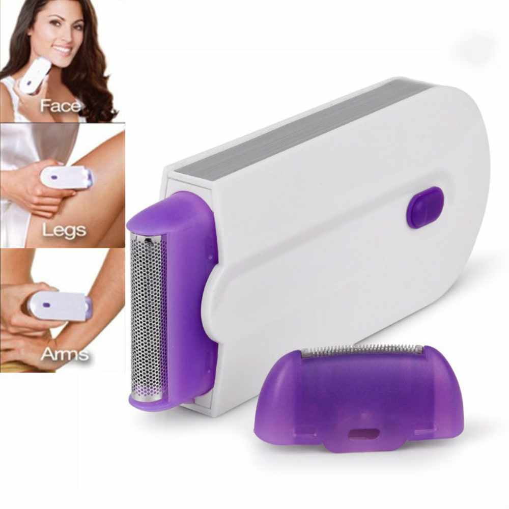 2 In 1 Electric Epilator Hair Removal Painless Hair Remover Shaver Instant Painless Free Sensor Light Usb Recharge