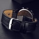 thumbnail image 3 of Reloj de cuarzo para hombre, relojes para hombre, reloj de pulsera redondo de cuarzo analógico de cuero de moda para hombre, reloj de negocios para hombre., 3 of 4