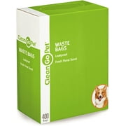 Clean Go Pet ZW033 40 Fresh Scent Doggy Waste 400-Count-Convenient, Leakproof, Plastic, Scented Poop Bags