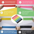 thumbnail image 2 of Resistance Band Set 6 Level Resistance Exercise Loop Bands Gym Training Yoga, 2 of 8