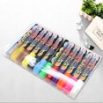 thumbnail image 2 of Amdohai 10Pcs Liquid Chalk Marker 6mm Pen Tip Erasable for Glass Blackboard Fluorescent Panel Stationery Office Supplies, 2 of 6