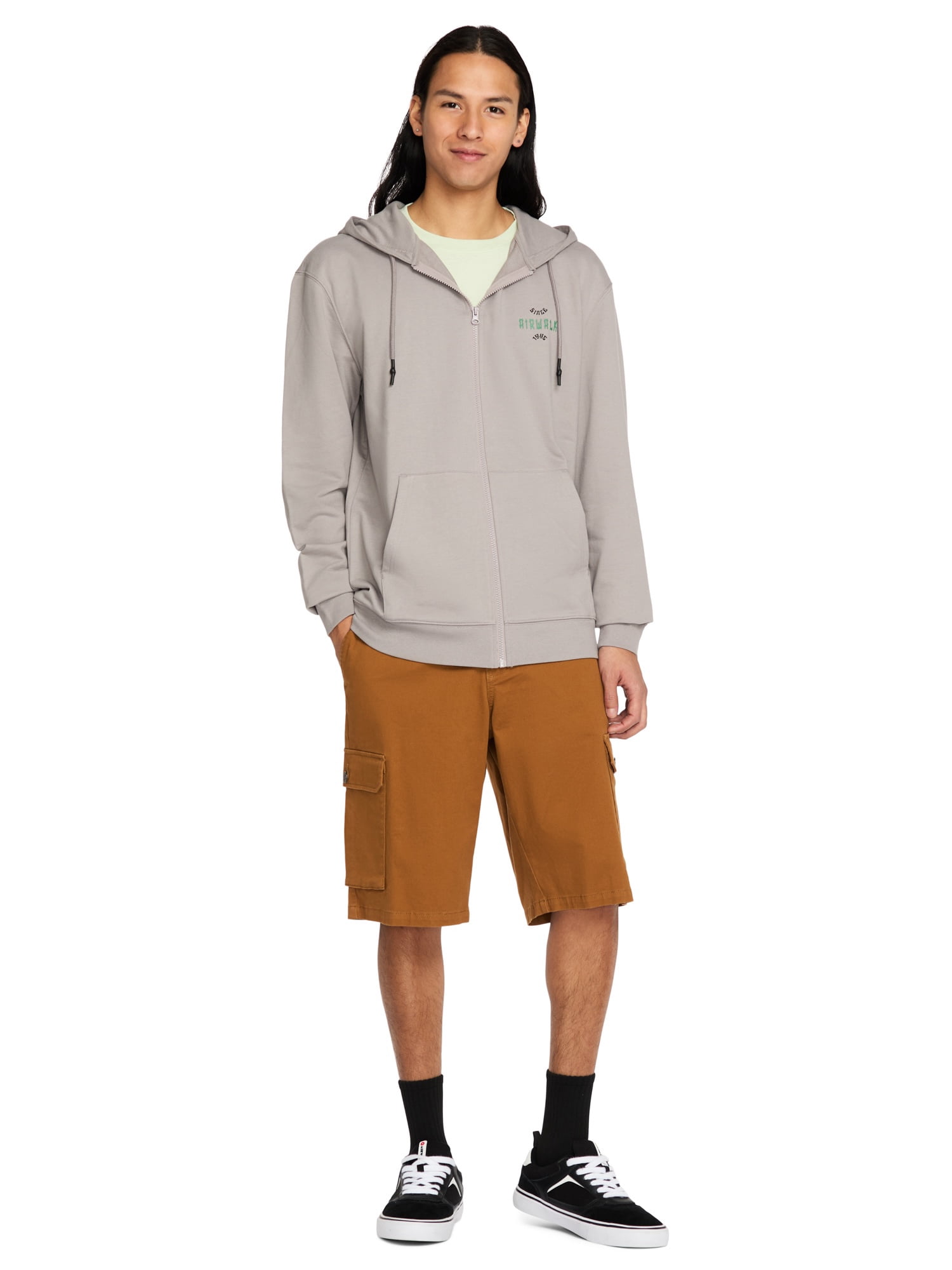 Airwalk Men's & Big Men's French Terry Zip Hoodie, Sizes XS-5XL