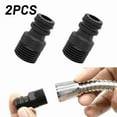 thumbnail image 2 of 1/2" BSP Thread Connector Threaded Tap Adaptor Water Hose Quick Pipe Connector Nipple Connector Hose Pipe Extension Accessories, 2 of 7