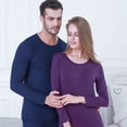 thumbnail image 3 of Otoño e invierno Ropa de otoño Pantalones de otoño Traje de hombre Ropa fina de otoño Pantalones de otoño Traje de mujer de talla grande Ropa interior térmica para pareja Traje de otoño, 3 of 5