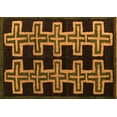 thumbnail image 1 of Ahgly Company Indoor Rectangle Southwestern Orange Country Area Rugs, 5' x 8', 1 of 4
