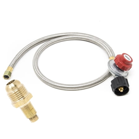 propane pressure hose regulator orifice braided psi qcc adjustable ft type gasone brass steel csa certified dialog displays option button