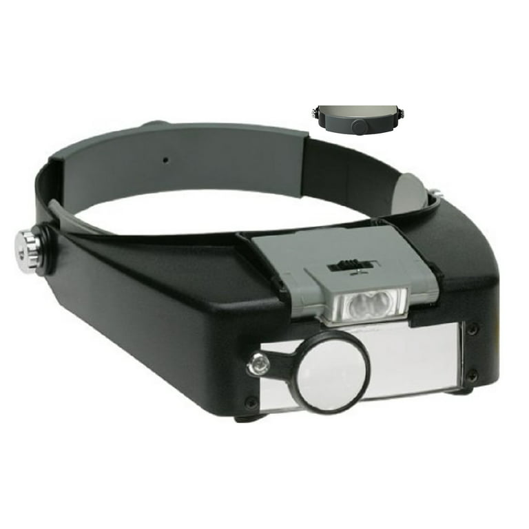 LED Head Magnifier - Black at