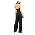thumbnail image 2 of 19 COOPER Womens Black Zippered Sleeveless Halter Evening Tube Wide Leg Jumpsuit XL, 2 of 3