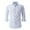 White a, variant on Zylanna Men's Formal Dress Shirts, Plaid Pocket Long Sleeve Business Turn Down Collar Shirts White Size 2XL