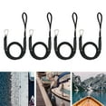 thumbnail image 4 of Bungee Dock Line Boat Rope for PWC Ropes Strong Stretch Mooring for Pontoon Fishing Boat Kayak Canoe Accs Black 4pcs, 4 of 9