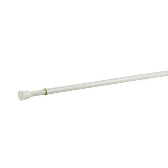 Company KN631-1 28 to 48 in. Round Tension Rod  White