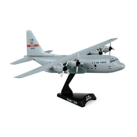 C-130 Plane - Diecast Metal Historical Airplane - USAF C-130 Hercules Transport 1/200 Plane