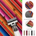 thumbnail image 5 of Area Rugs 5'x7', Mexican Style Carpet Runner Indoor Outdoor Rugs Home Decor Aesthetic, Colorful Mexico Stripes Orange Red Non Slip Mats Washable Accent Rug for Living Room Bedroom, 5 of 8