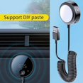 thumbnail image 4 of Bluetooth 5.0 Car FM Transmitter LED Display Bluetooth Adapter Wireless Audio Receiver TF Card Music Car MP3 Player (FMY), 4 of 5
