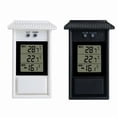 thumbnail image 2 of Digital Minimum and Maximum - Monitor maximum and minimum temperatures with this convenient, easy-to-wall-mount indoor and outdoor greenhouse thermometer, 2 of 3