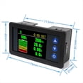 thumbnail image 5 of Medidor de Coulomb con Capacidad de Batería de 10-100 V CC, Monitor de Voltaje, Corriente y Potencia, Sensor Hall, Comprobador de Coulomb, Voltímetro de 400 A., 5 of 5