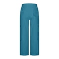 thumbnail image 6 of Ympkerial Women's Baggy Cargo Pants Wide Leg Stretchy Hiking Pants Multi-Pocket Lightweight Travel Pants High Waisted Tactical Pants Streetwear Y2K Trendy Fall Fashion, 6 of 9