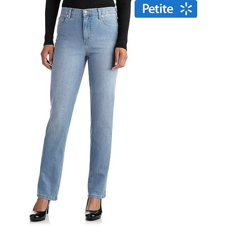 GLO by Gloria Vanderbilt Women's Petite Mandie Classic Fit Straight-Leg Jeans