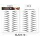 thumbnail image 1 of Black9Eyebrow Tattoo Sticker Cejas postizas a prueba de agua 7 días de larga duración 6d Kit de cejas, 1 of 5