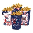 thumbnail image 3 of HOARBOEG Independence Day 4th Of July Popcorn Paper Box Decoration Props Snacks Party Supplies, 3 of 7