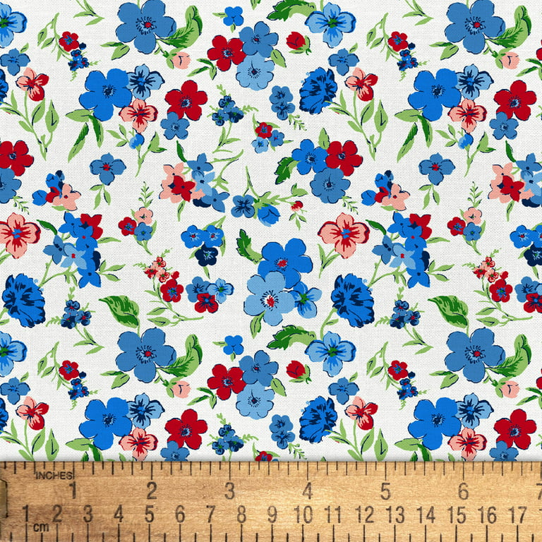 The Pioneer Woman 44 x 1 Yard Cotton Country Charm Ditsy Fabric
