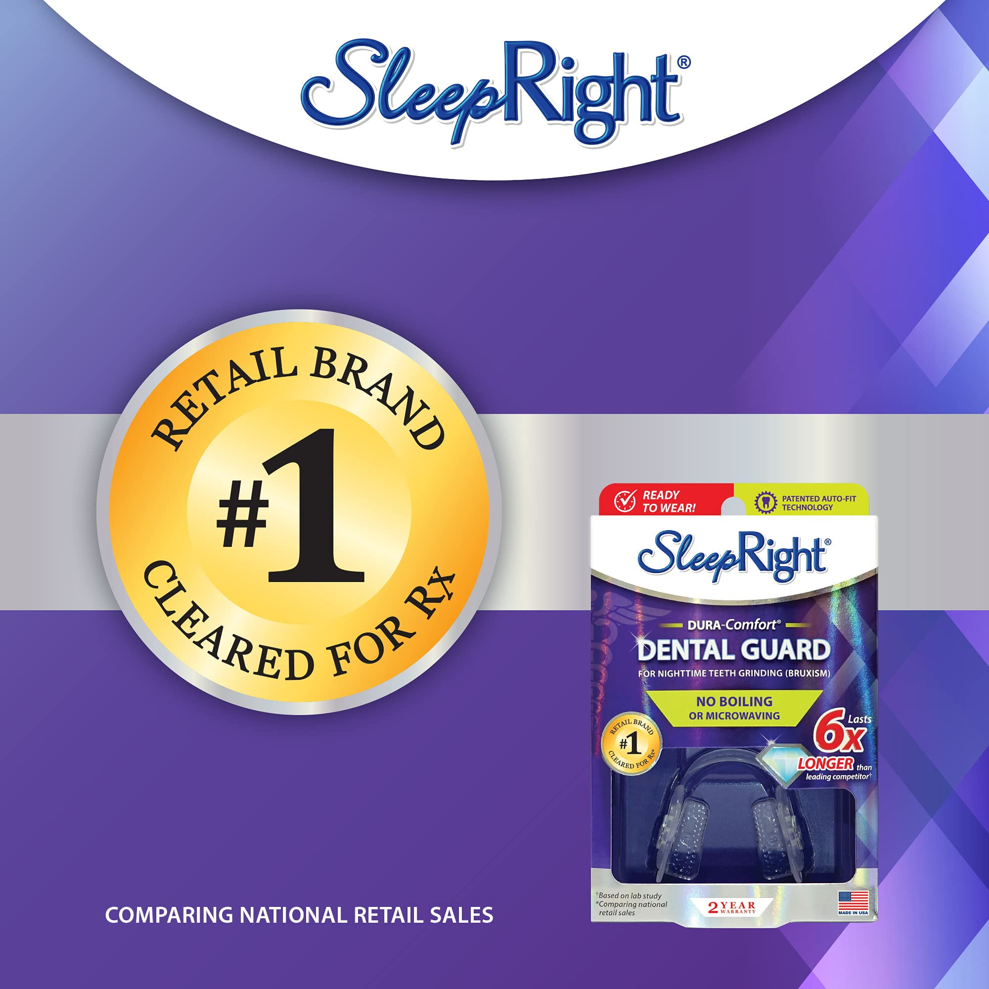 SleepRight Dura-Comfort Dental Guard 1 Each