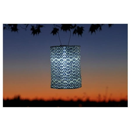 UPC 035286315937 product image for Allsop Home & Garden 31593 Soji Printed Cylinder Lantern, Tribal Diamond | upcitemdb.com