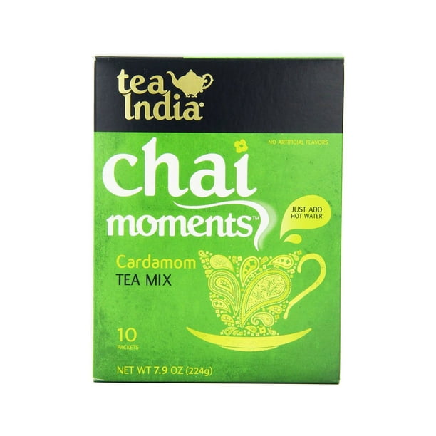 Tea India Chai Moments Cardamom Tea Mix, 224 g , 10 packets Walmart.ca