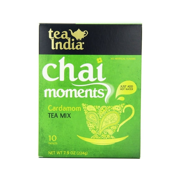 Tea India Chai Moments Cardamom Tea Mix, 224 g , 10 packets