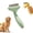 green, variant on Dematting Comb for Dogs and Cats, Dual-Sided Undercoat Rake Pet Brush for Long Hair, Professional Shedding Tool to Remove Tangles Knots and Loose Fur