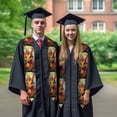 thumbnail image 7 of Hirioo Colorful Flower Chameleon for 72" Graduation Shawl Stole Unisex Adults Graduation Sash Honor Graduation Stole for High School and College-Flattened, 7 of 7