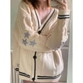 thumbnail image 2 of Taylor Swift Cardigan De Manga Larga Las Mujeres s De Punto Suéter De Arroz Chamarra, 2 of 5