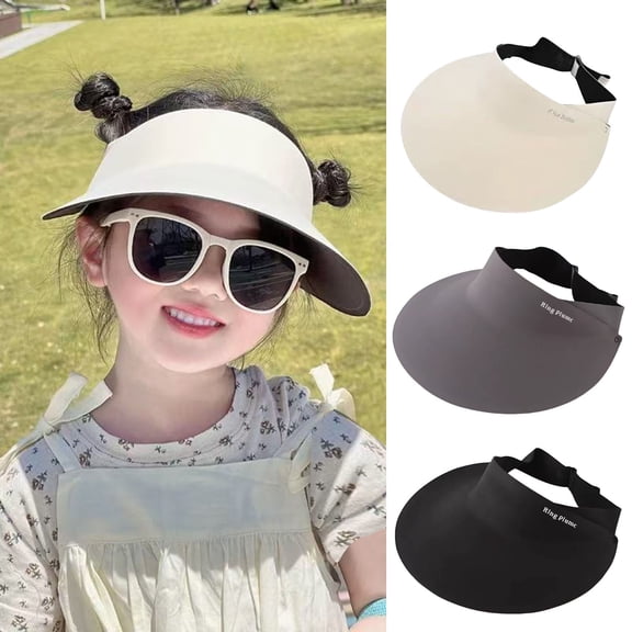 Kids Wide Brim Sun Hat Adjustable Lightweight Breathable Summer Outdoor Sunshade Cap for Boys and Girls