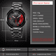 thumbnail image 2 of Reloj Rin De Auto Deportivo Giratorio Acero Inoxidable, 2 of 8