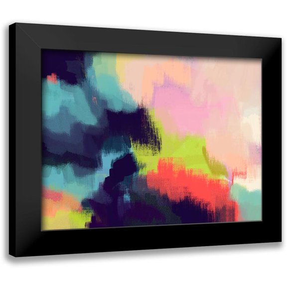 Jerry, Alison 14x12 Black Modern Framed Museum Art Print Titled - Spring Showers II