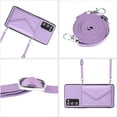 thumbnail image 4 of Nalacover Crossbody Wallet Case for Samsung S20 FE RFID Blocking Card Slot Holder, Magnetic Flip Folio Purse Case, PU Leather Envelope Design Handbag Women Girls for Samsung Galaxy S20 FE, Purple, 4 of 10