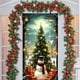 thumbnail image 1 of Christmas Door Cover Santa Claus Pattern Holiday Decoration for Front Door Indoor Wall Tabletop Festive Party Home Decorations, 1 of 6