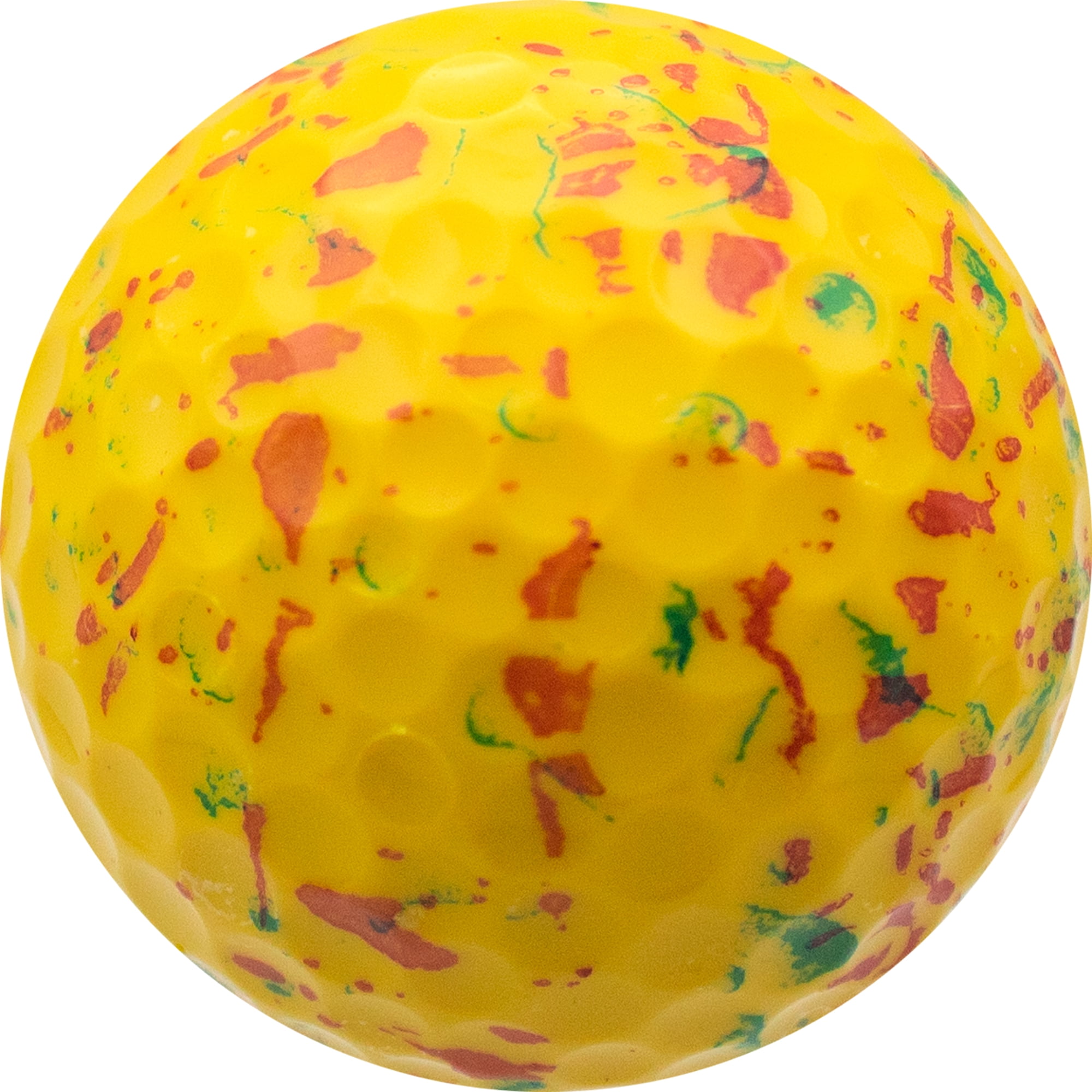 Yellow Confetti Golf Balls, 12 Pack by GBM GOLF