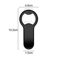 thumbnail image 2 of Ouvre-bière - Clé de Bar - Ouvre-Bouteille Plat pour Barman - Acier Inoxydable Durable - Résistant - Noir, 2 of 5