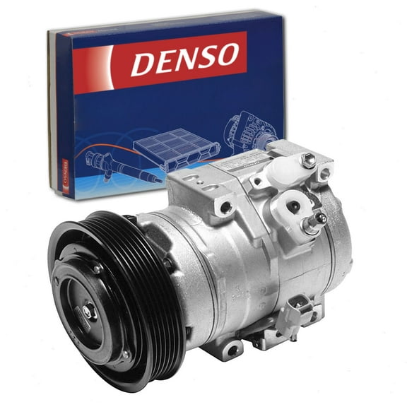 DENSO AC Compressor & Clutch compatible with Honda Accord 2.4L L4 2003-2007