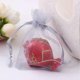 thumbnail image 4 of 100pcs Sheer Grey Organza Bags 5 x 7 Inch with Drawstring Transparent Jewelry Pouches Party Wedding Holidays Favor Seashell Candy Gift Bags(Grey 5x7', 4 of 4