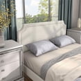 thumbnail image 3 of Bowery Hill Modern Boucle Fabric Mattress Ready Queen Bed in White, 3 of 20