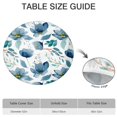 thumbnail image 6 of Pioneer Flower Floral Print Pattern Round Fitted Tablecloth with Elastic Edge,Dining Table Cover Waterproof,Outdoor Round Tablecloth for Camping,Dining,Indoor and Outdoor, 6 of 7