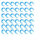 thumbnail image 1 of Miangastore Air Hose Clamp Blue 100Pcs, 1 of 8