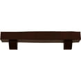 thumbnail image 2 of Ekena Millwork 4"H x 8"D x 48"W Knotty Pine Faux Wood Fireplace Mantel Kit with Ashford Corbels, Natural Pecan, 2 of 10