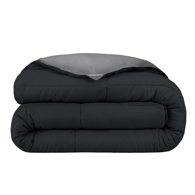 Bare Home Edredón King/California King – Colores reversibles – Alternativa de plumón de ganso – Ultra suave – Serie Premium 1800 – Calidez para todas las estaciones – Edredón de cama (King/Cal King Ne